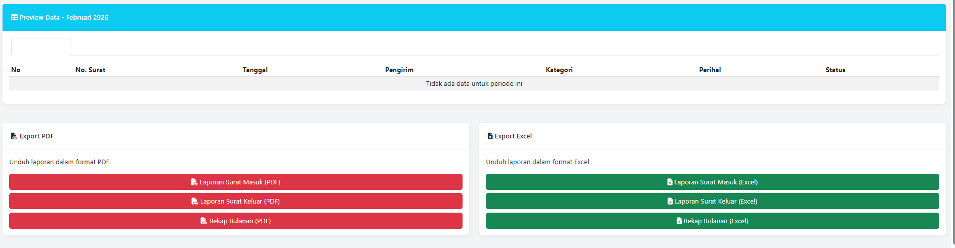Aplikasi Arsi Surat